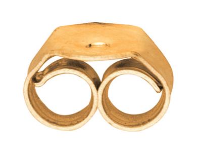 Glatter Ohrring-verschluss, 18k Gelbgold. Ref. 07406-bis, Das Paar
