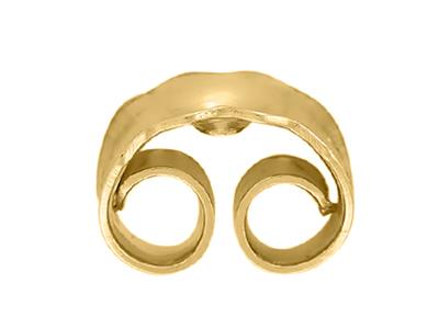 Belgische Ohrmutter, Geschwungen, Gelbgold18k. Ref. 07406, Das Paar - Standard Bild - 1