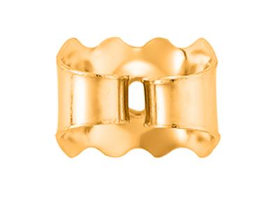 Belgische Ohrmutter, Geschwungen, Gelbgold18k. Ref. 07406, Das Paar - Standard Bild - 3