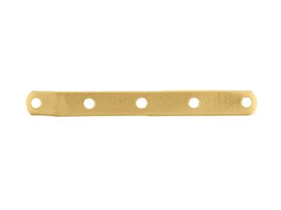 Zwischensteg 5-loch-steg 22 Mm, 18kgelbgold. N° 5 - Standard Bild - 1