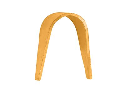 Dreieckige Schlaufe 11,3 X 5 Mm, 18k Gelbgold. Ref. 07251-4 - Standard Bild - 2