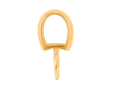 Anhängeröse Für Perlen Von 8 Bis 10mm, 18k Gelbgold. Ref. Be139 - Standard Bild - 2