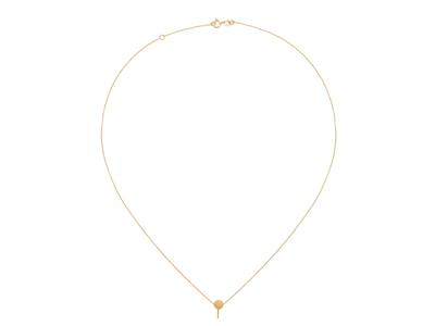 Collier Ankerkette, Mit 5 MM Laserkugel Für Perle, 423 Cm, 18k Gelbgold