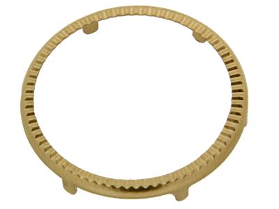 Ziselierte Fassung Für 10frs-münze,18k Gelbgold. Ref. 02504