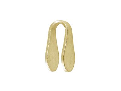 Flacher Endstück 3,5 Mm, 18k Gelbgold. Ref. 07093