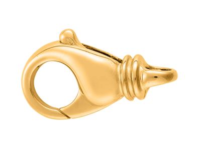 Barocker Handschellenverschluss Mit Gegossenem Ring 22 Mm, 18k Gelbgold. Ref. 07122