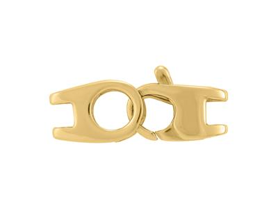 Doppelter Menottenschluss 17 X 5,5 Mm, Gelbgold 18k. Ref. 17168 Pm