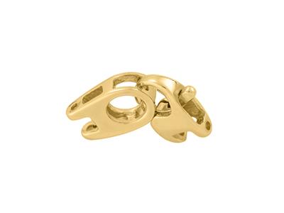 Doppelter Handschellenverschluss 17 X 5,5 Mm, 18k Gelbgold. Ref. 17168 Pm - Standard Bild - 2