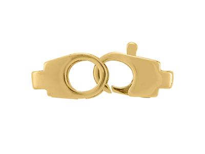 Doppelter Knebelverschluss 22 X 8 Mm, 18k Gelbgold. Ref. 17168 Bis MM - Standard Bild - 1