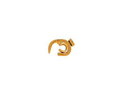 Broschensystem Drehhaken, 18k Gelbgold. Ref. 07213-47 - Standard Bild - 1