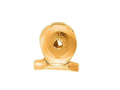 Scharnier System Brosche 3,7 Mm, 18k Gelbgold. Ref. 07219-7 - Standard Bild - 1