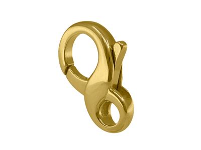 Karabinerhaken In Acht 15,70 Mm, Verschluss, 18k Gelbgold. Ref. 17068 - Standard Bild - 2