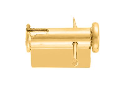 Broschenverschluss Federverschluss 6 Mm, 18k Gelbgold. Ref. 07211-1 - Standard Bild - 1