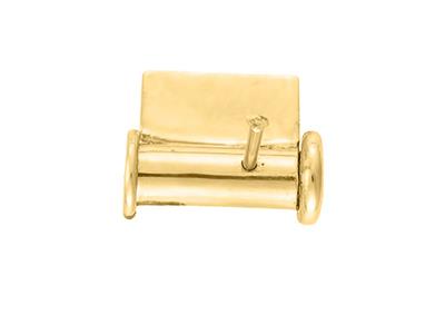 Broschenverschluss Federverschluss 7 Mm, 18k Gelbgold. Ref. 07211-2 - Standard Bild - 1