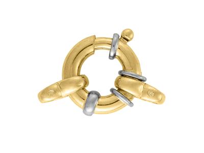 Seemannsring Mit Doppelring 17 Mm, 18k Bicolor Gold. Ref. 17040 - Standard Bild - 1