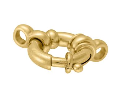 Seemannsring Mit Doppelring 17mm, 18k Bicolor Gold. Ref. 17040 - Standard Bild - 3