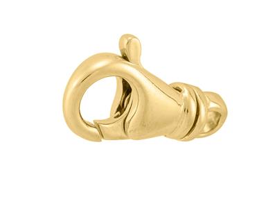 Handschellenverschluss Mit Drehring 21 Mm, 18k Gelbgold. Ref. 27013 - Standard Bild - 2