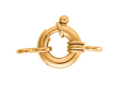 Seemannsring Mit Doppelring 12 Mm, 18k Gelbgold. Ref. 17074 - Standard Bild - 1