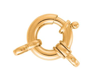 Seemannsring Mit Doppelring 17mm, 18k Gelbgold. Ref. 17075 - Standard Bild - 2