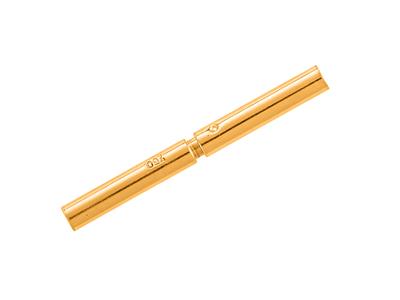 Bajonettverschluss Innendurchmesser1,3 Mm, 18k Gelbgold. Ref. 27025