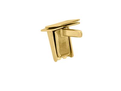 Cliquet-verschluss 4,5 Mm, 18k Gelbgold. Ref. 07167 - Standard Bild - 2