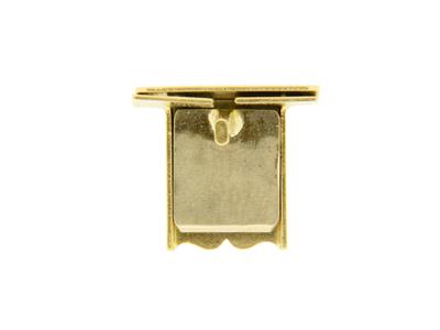 Verschluss Cliquet 6,5 Mm, 18k Gelbgold. Ref. 07167 - Standard Bild - 1