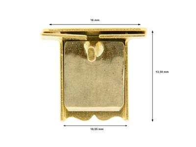 10 MM Ratschenverschluss, 18k Gelbgold. Ref. 07167 - Standard Bild - 4