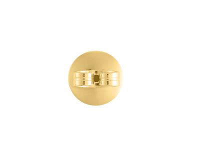 Gewolbter Ohrring-verschluss 8 Mm, 18k Gelbgold. Ref. 07406-8, Pro Stück - Standard Bild - 2
