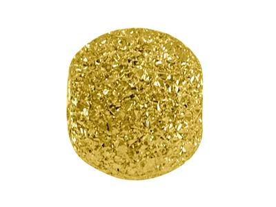Schwere Laserkugel 2 Löcher, 4 Mm, 18 Karat Gelbgold - Standard Bild - 2