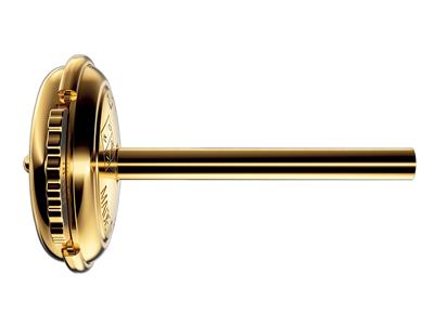 Smartlock-system 7 Mm, 12 MM Schaft, 18k Gelbgold 3n, Pro Stück - Standard Bild - 3