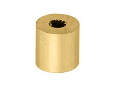 Zylindrische Hülse Für Runden Stein1,7 Mm, Gelbgold 18k. Ref. 4449-03