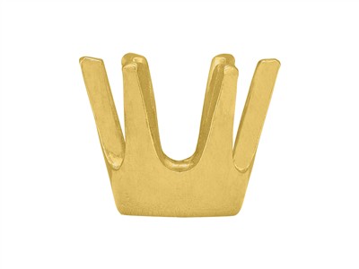 Fassung Mit 6 Krallen Für Runden Stein Von 6 Mm, 18k Gelbgold. Ref 01007 - Standard Bild - 2