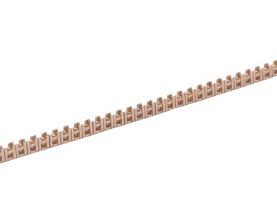 Brace Rivie Or Rouge 750 Lks50-200.1b, 18cm 66 Pierres De 0,05ct - Standard Bild - 3