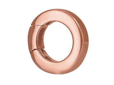 Unsichtbarer Verschluss 12,20 Mm, Flachrohr, Rotgold 18k 5n - Standard Bild - 2