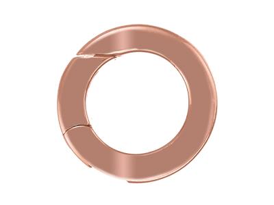 Unsichtbarer Verschluss 9,90 Mm, Flachrohr, Rotgold 18k 5n - Standard Bild - 1