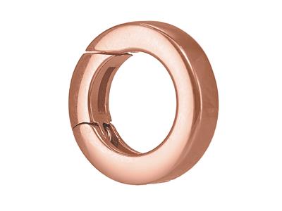 Unsichtbarer Verschluss 9,90 Mm, Flachrohr, Rotgold 18k 5n - Standard Bild - 2