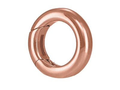 Unsichtbarer Verschluss 10 Mm, Rundrohr, Rotgold 18k 5n - Standard Bild - 2