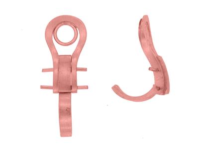 Ohrclip-system 16 Mm, 18 Karat Rotgold. Ref. 7329-ter, Pro Paar - Standard Bild - 1