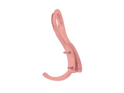 Clip-ohrringe System 22 Mm, 18 Karat Rotgold. Ref 7335-bis, Das Set - Standard Bild - 3