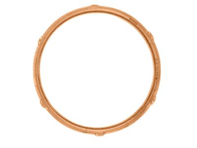Einfarbige Fassung Für 10-frs-münze, 18k Rosgold. Ref. 02510