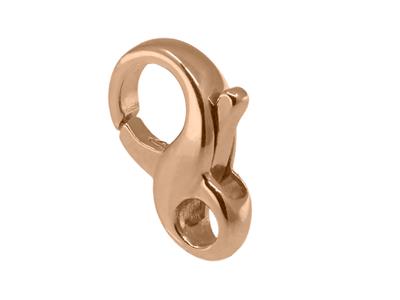 Handschellenverschluss In Achtform 9,80 Mm, 18k Rotgold. Ref. 17069 - Standard Bild - 2