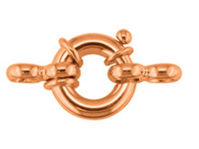 Doppelter Schäkelring 8 Mm, 18k Rotgold. Ref. 17193
