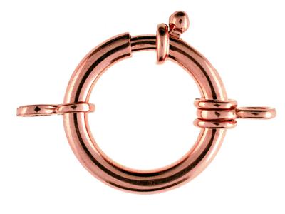 Seemannsring Mit Doppelring 19mm, 18k Rotgold 5n. Ref 1700