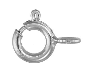 Federring Standard 5,50 Mm, Weigold 18k Rhodiniert