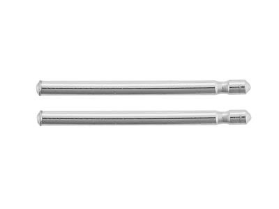 Stift Für Ohrstecker 0,9 X 13 Mm, Weißgold 18k. Ref. 07407, Pro Paar - Standard Bild - 2