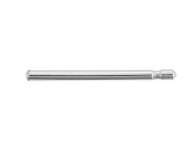 Einfacher Schaft Für Ohrstecker-rückseite, 0,9 X 9mm, 18k Weigold Pd 14. Ref. 07407,pro Paar