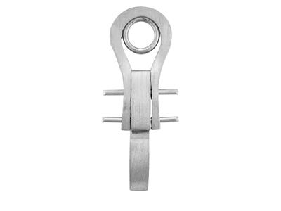Clip-ohrringe System 16 Mm, 18k Graugold Pd 6. Ref. 7329-ter, Das Paar - Standard Bild - 2