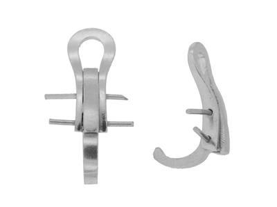 Ohrringsystem Clip 14 Mm, 18k Weigold Pd 6. Ref. 7329-bis, Paar