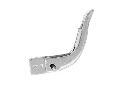Kleines Modell Kippmechanismus, 18kgraugold Pd 13. Ref. 2, 07414-6, P Ro Paar - Standard Bild - 1
