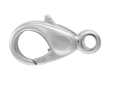 Barocke Menotte-schliee Gegossen 15 Mm, 18 K Graugold. Ref. 07011-0